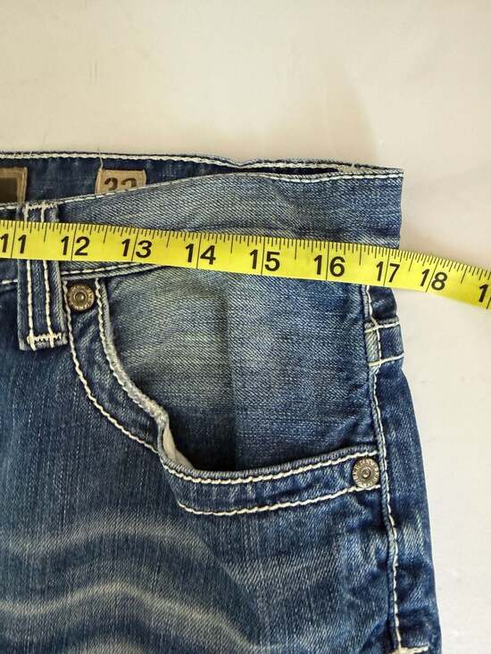 BKE Tyler Straight Distressed Heavy Stitch Men's Jeans Size 32
A-14 - Picture 6 of 9